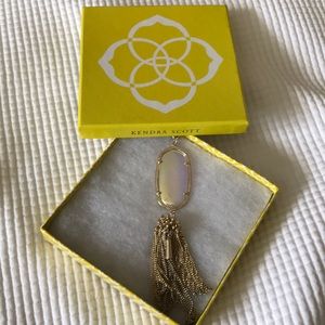 Kendra Scott necklace in Clear Iridescent